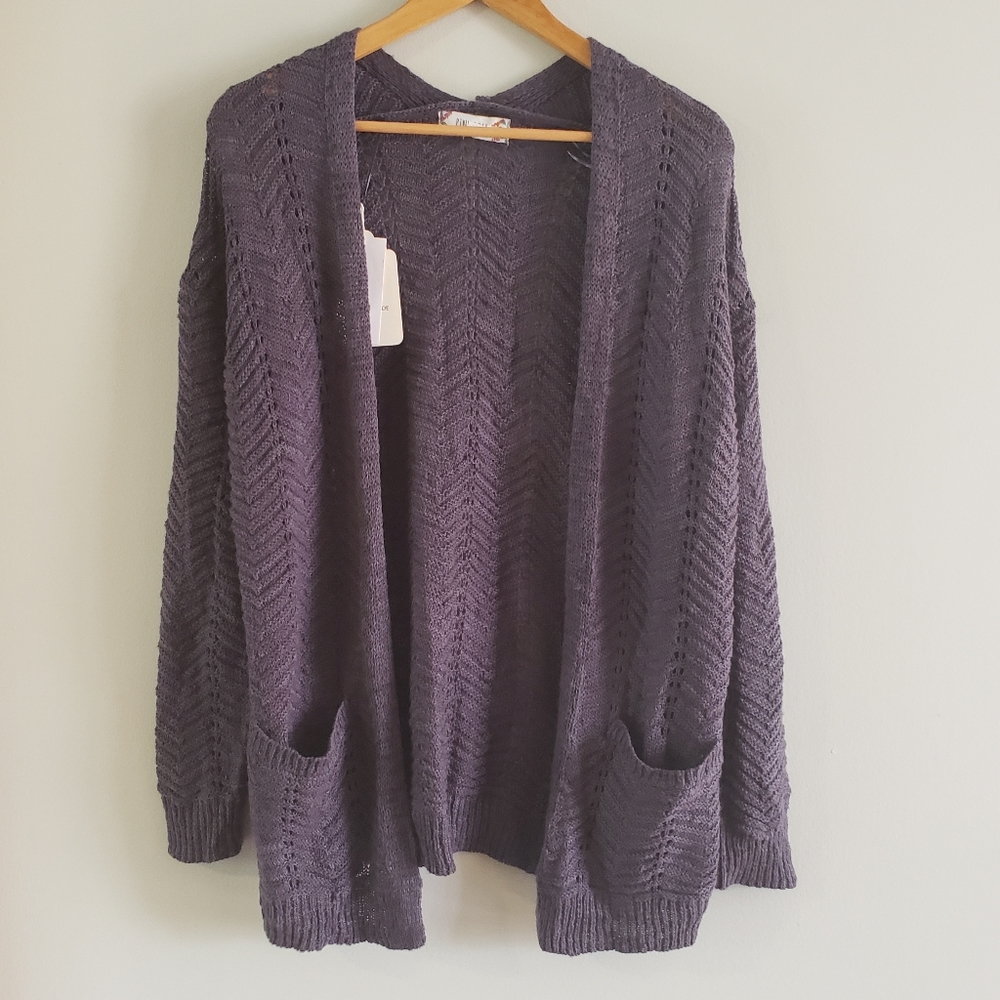Pink Rose Open Cardi